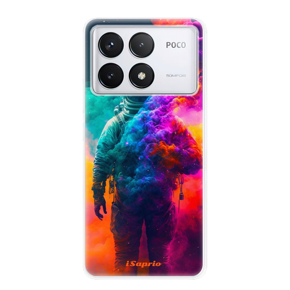 Odolné silikónové puzdro iSaprio - Astronaut in Colors - Poco F6 Pro