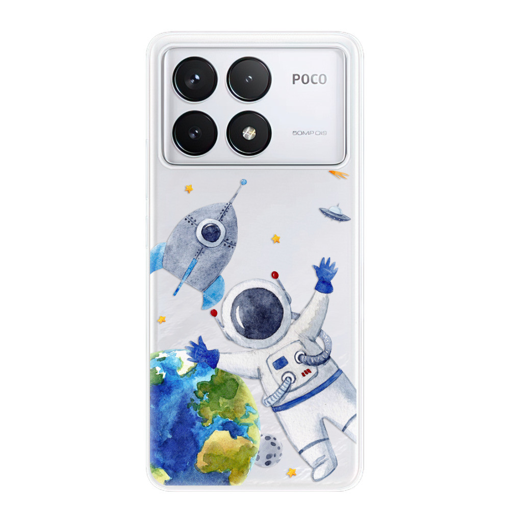 Odolné silikónové puzdro iSaprio - Space 05 - Poco F6 Pro