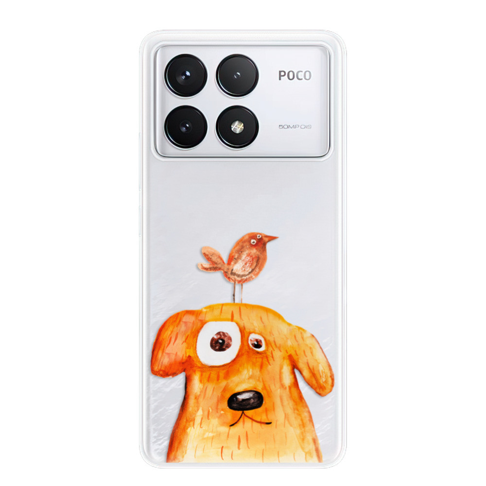 Odolné silikónové puzdro iSaprio - Dog And Bird - Poco F6 Pro