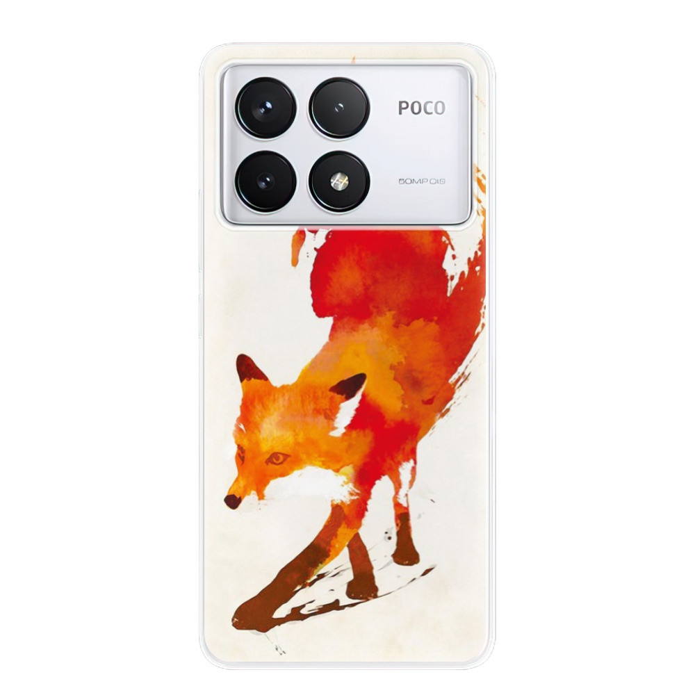 Odolné silikónové puzdro iSaprio - Fast Fox - Poco F6 Pro