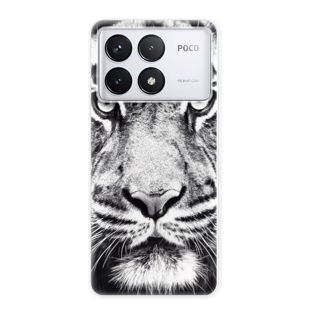 Odolné silikónové puzdro iSaprio - Tiger Face - Poco F6 Pro