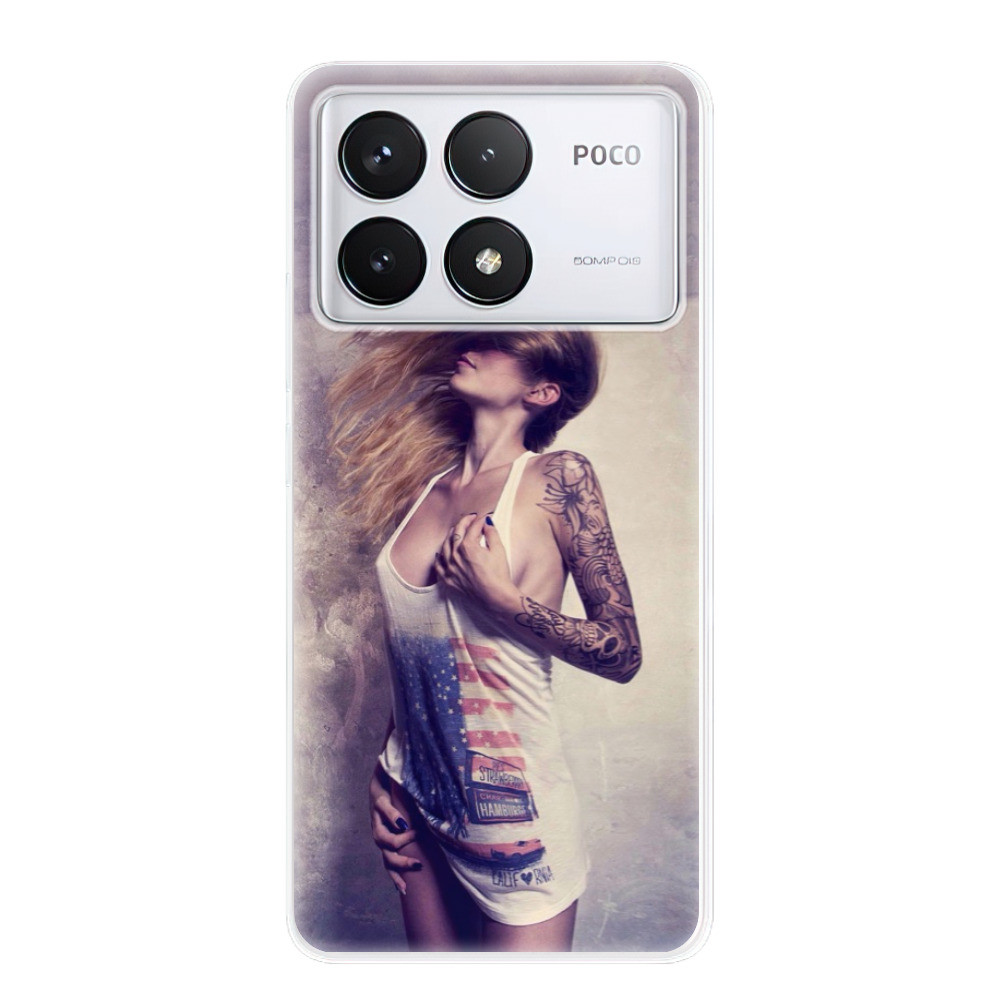 Odolné silikónové puzdro iSaprio - Girl 01 - Poco F6 Pro