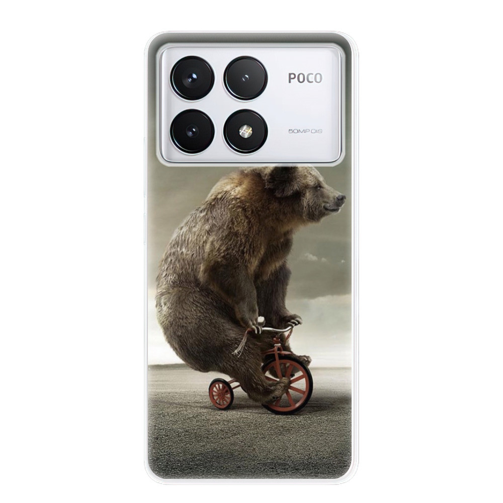Odolné silikónové puzdro iSaprio - Bear 01 - Poco F6 Pro