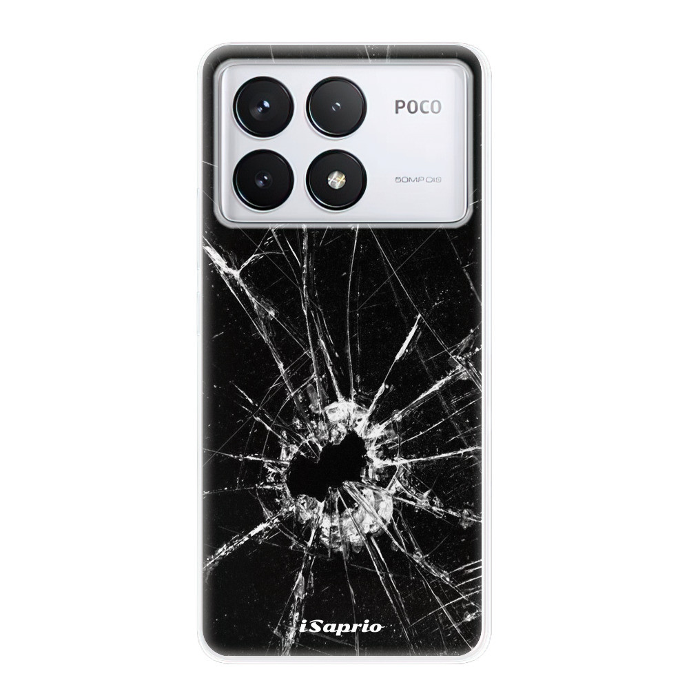 Odolné silikónové puzdro iSaprio - Broken Glass 10 - Poco F6 Pro