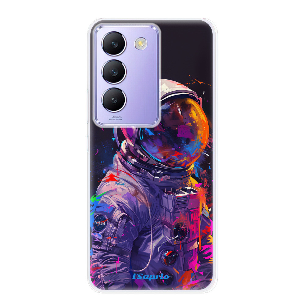 Odolné silikónové puzdro iSaprio - Neon Astronaut - Vivo V40 SE 4G/5G