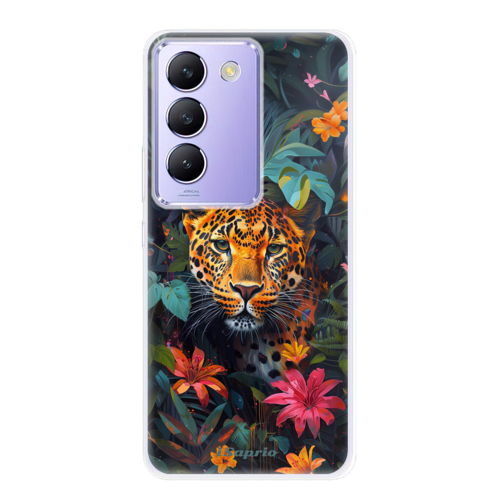 Odolné silikónové puzdro iSaprio - Flower Jaguar - Vivo V40 SE 4G/5G