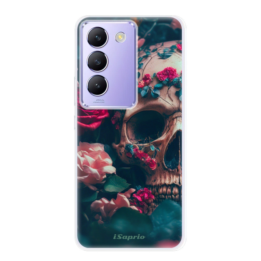 Odolné silikónové puzdro iSaprio - Skull in Roses - Vivo V40 SE 4G/5G