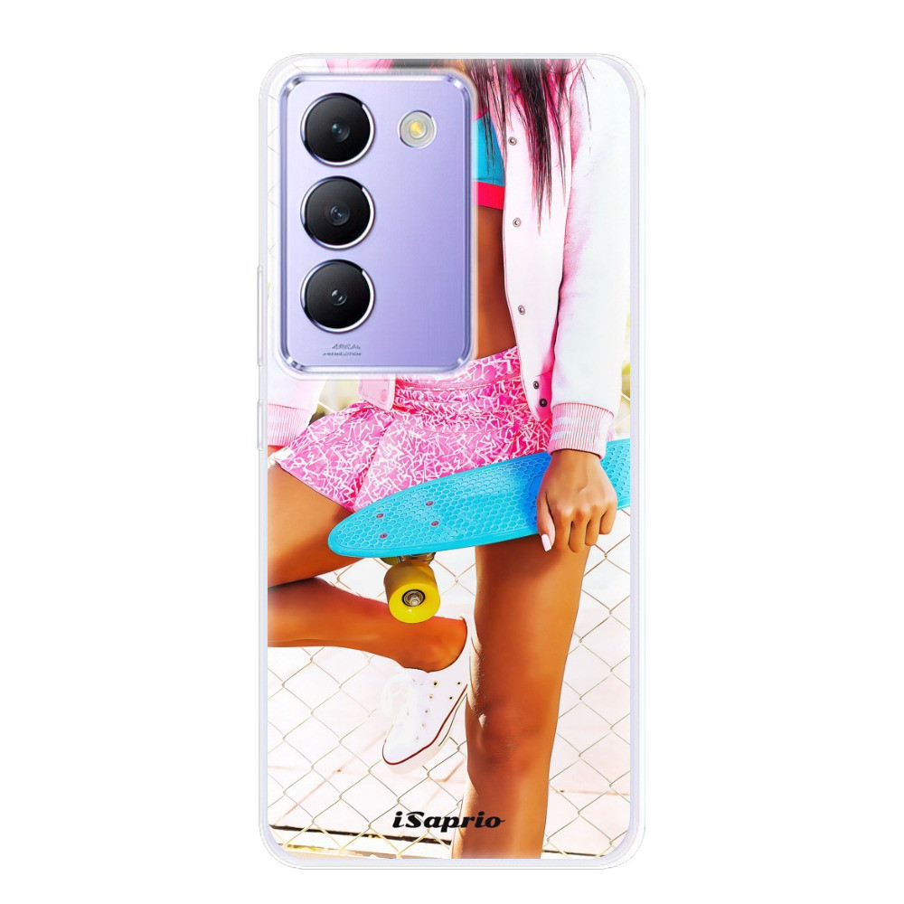 Odolné silikónové puzdro iSaprio - Skate girl 01 - Vivo V40 SE 4G/5G