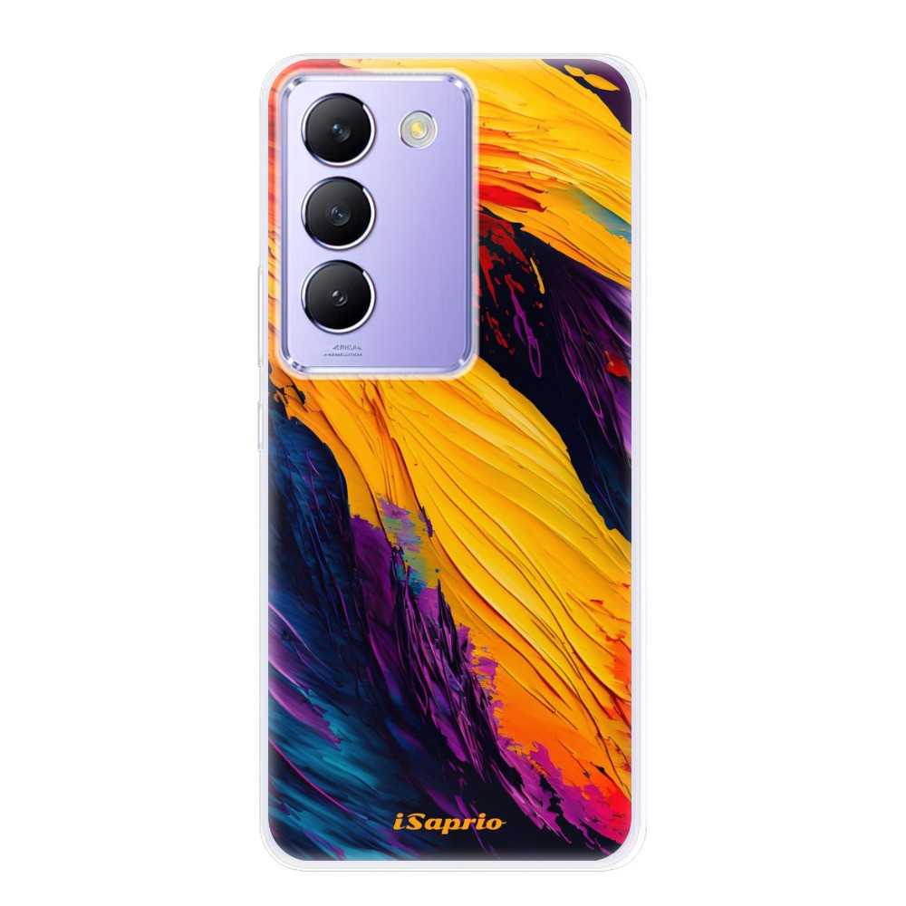 Odolné silikónové puzdro iSaprio - Orange Paint - Vivo V40 SE 4G/5G