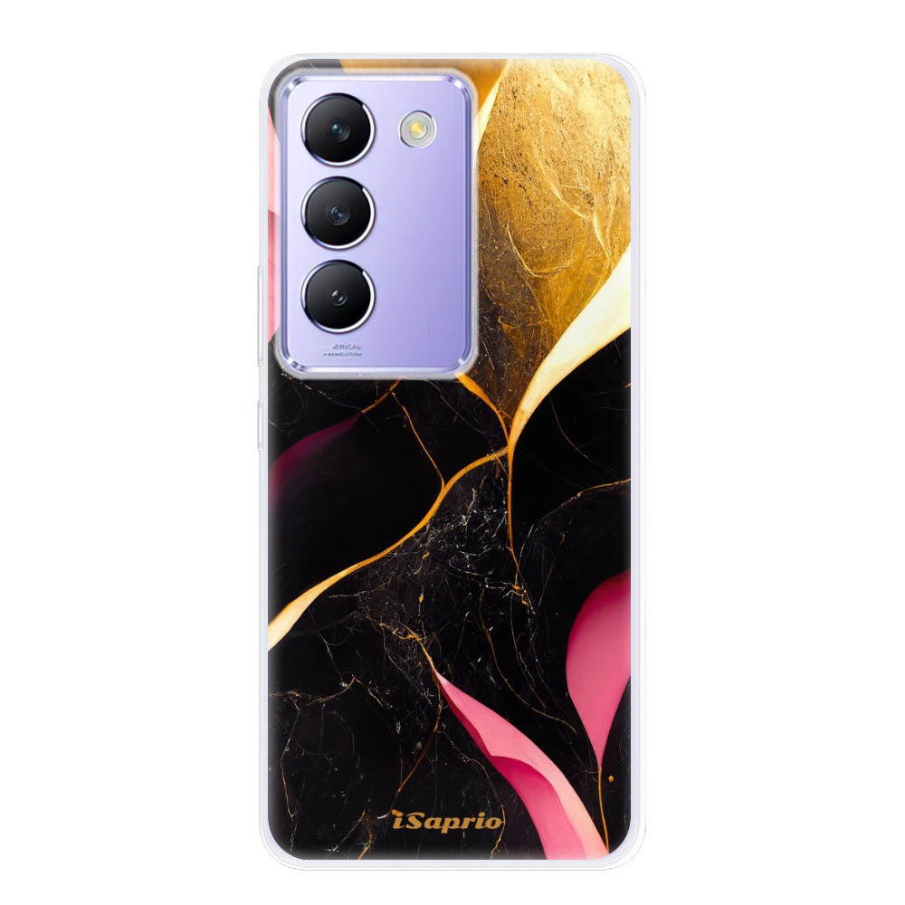 Odolné silikónové puzdro iSaprio - Gold Pink Marble - Vivo V40 SE 4G/5G