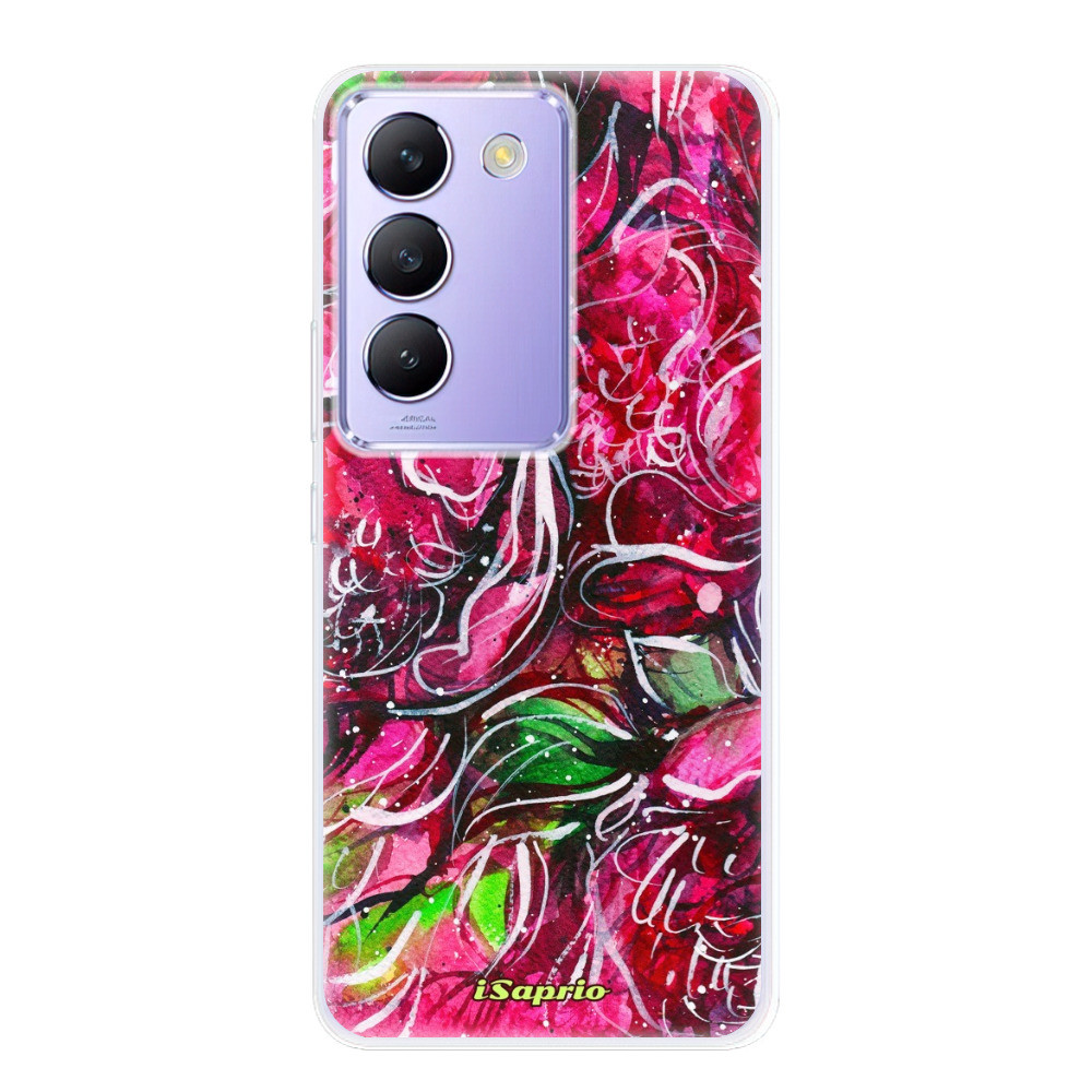 Odolné silikónové puzdro iSaprio - Burgundy - Vivo V40 SE 4G/5G