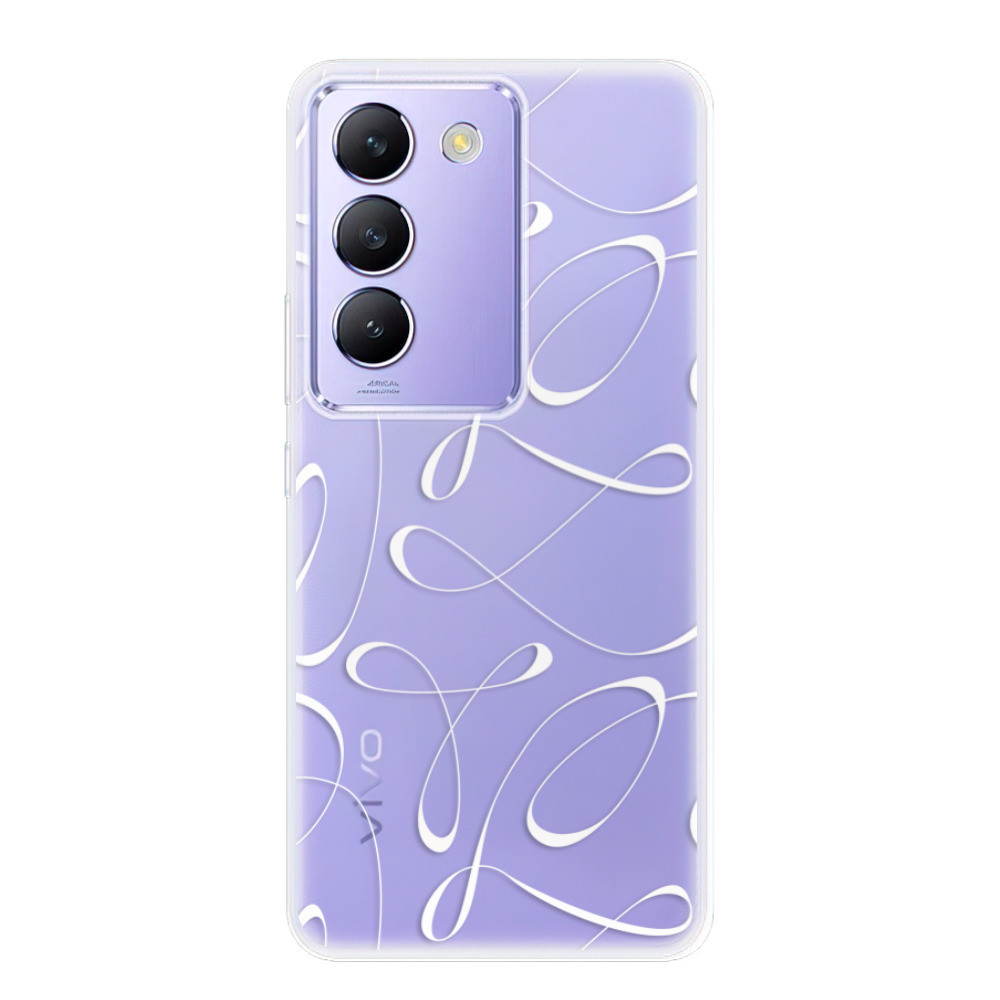Odolné silikónové puzdro iSaprio - Fancy - white - Vivo V40 SE 4G/5G