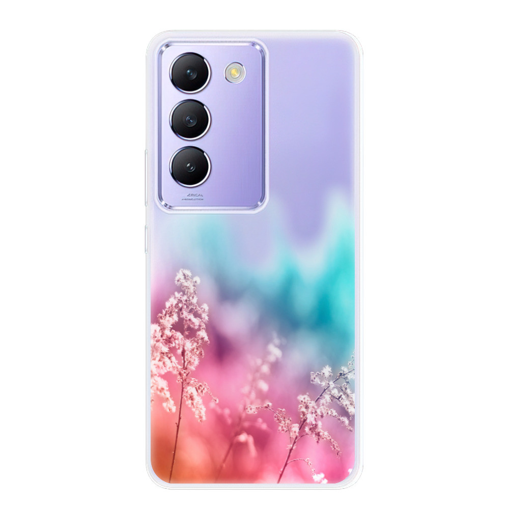 Odolné silikónové puzdro iSaprio - Rainbow Grass - Vivo V40 SE 4G/5G