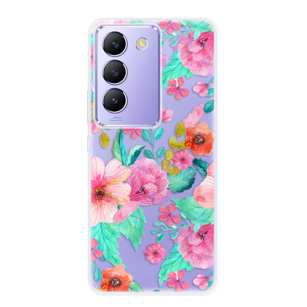 Odolné silikónové puzdro iSaprio - Flower Pattern 01 - Vivo V40 SE 4G/5G