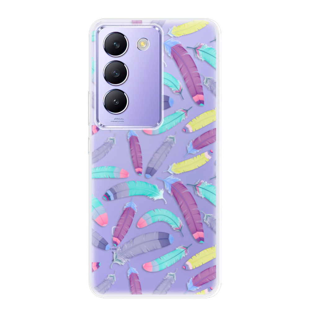 Odolné silikónové puzdro iSaprio - Feather Pattern 01 - Vivo V40 SE 4G/5G