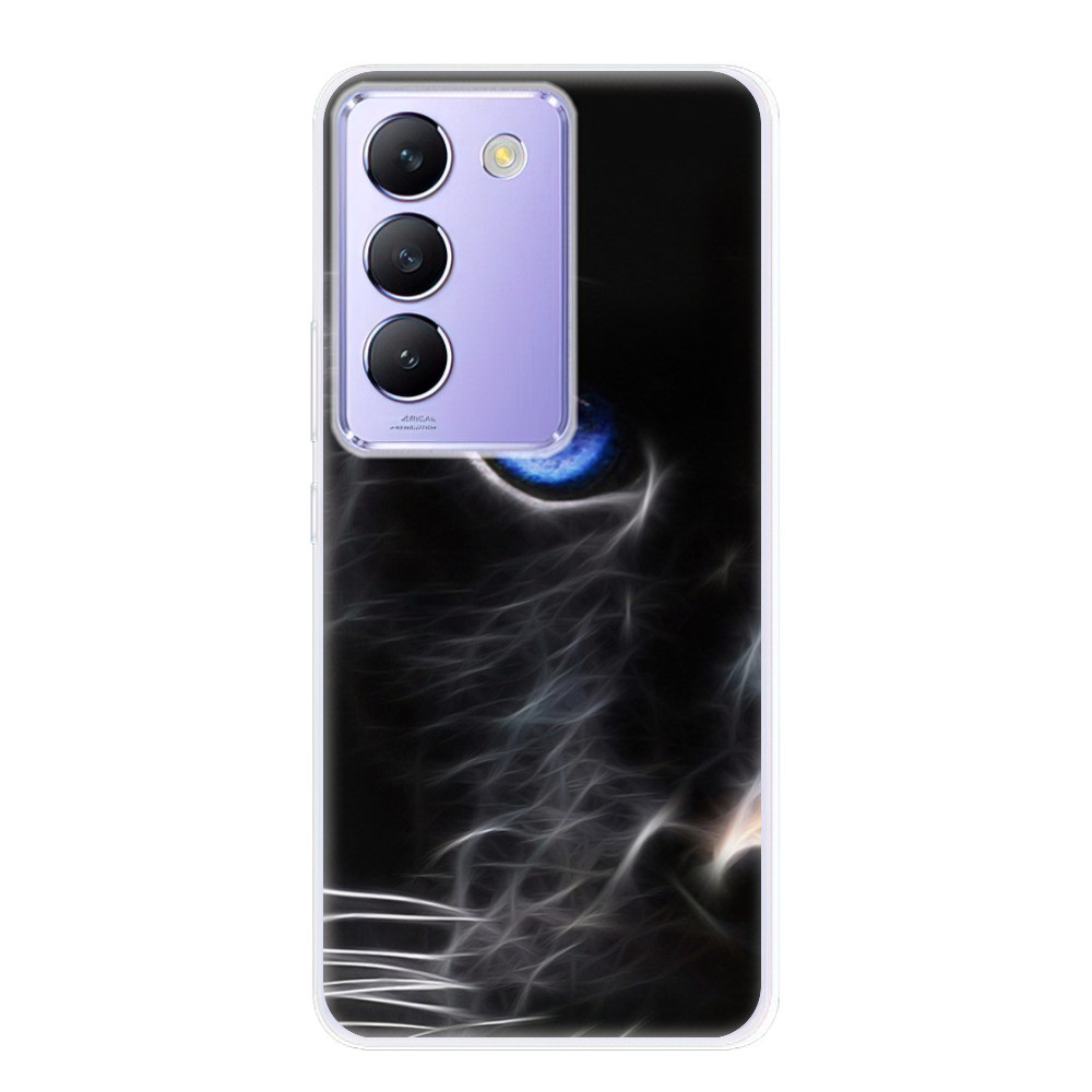 Odolné silikónové puzdro iSaprio - Black Puma - Vivo V40 SE 4G/5G