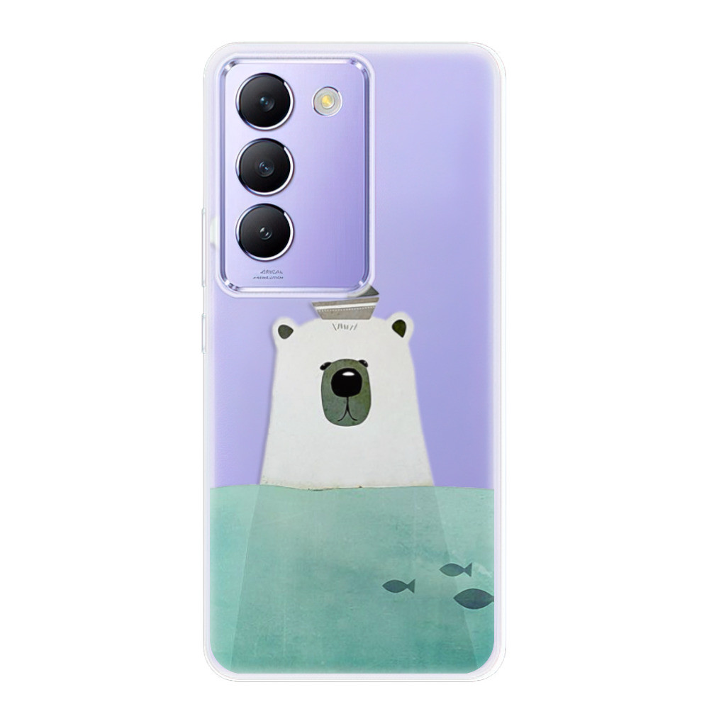 Odolné silikónové puzdro iSaprio - Bear With Boat - Vivo V40 SE 4G/5G