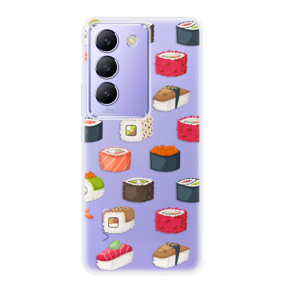 Odolné silikónové puzdro iSaprio - Sushi Pattern - Vivo V40 SE 4G/5G