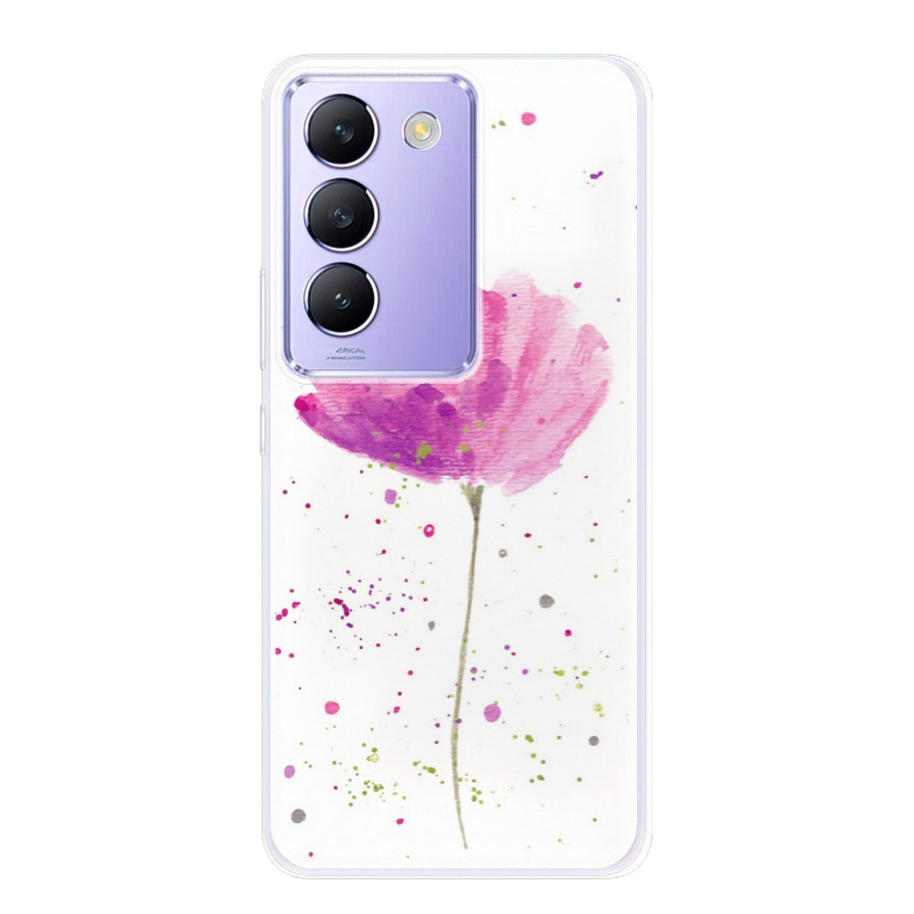 Odolné silikónové puzdro iSaprio - Poppies - Vivo V40 SE 4G/5G