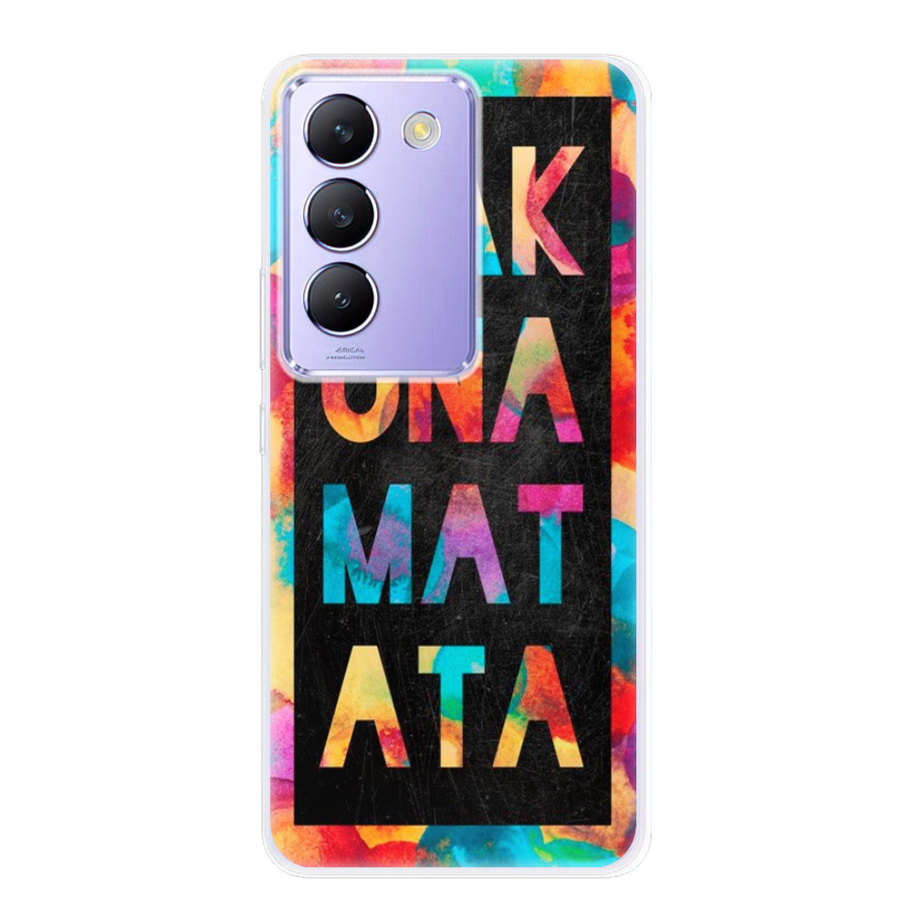 Odolné silikónové puzdro iSaprio - Hakuna Matata 01 - Vivo V40 SE 4G/5G
