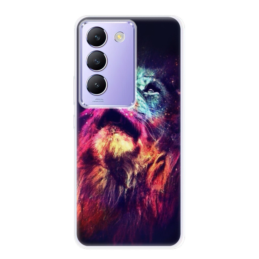 Odolné silikónové puzdro iSaprio - Lion in Colors - Vivo V40 SE 4G/5G