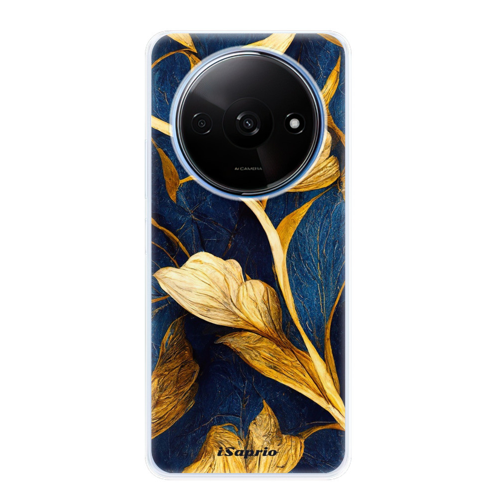 Odolné silikónové puzdro iSaprio - Gold Leaves - Xiaomi Redmi A3