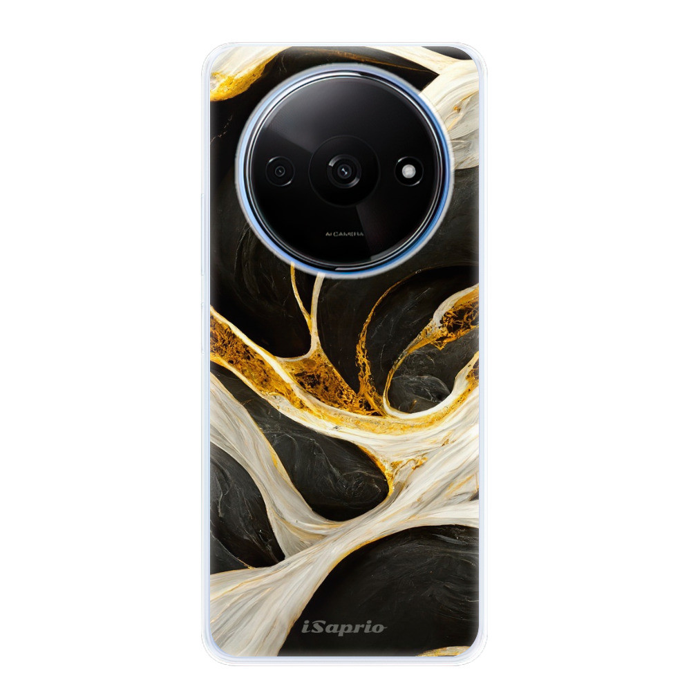 Odolné silikónové puzdro iSaprio - Black and Gold - Xiaomi Redmi A3