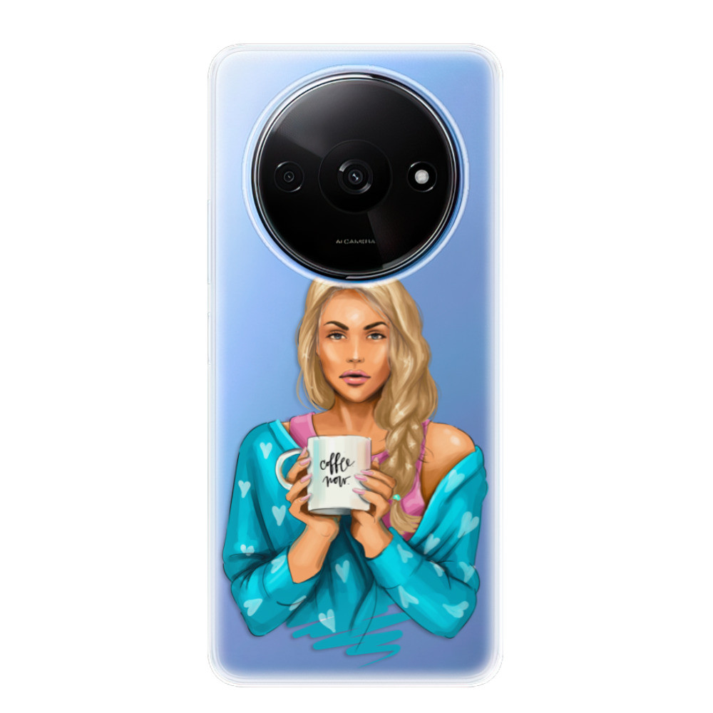 Odolné silikónové puzdro iSaprio - Coffe Now - Blond - Xiaomi Redmi A3