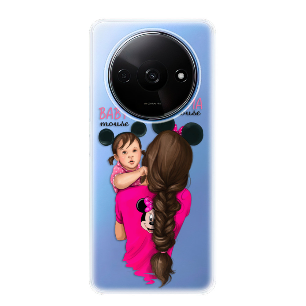 Odolné silikónové puzdro iSaprio - Mama Mouse Brunette and Girl - Xiaomi Redmi A3