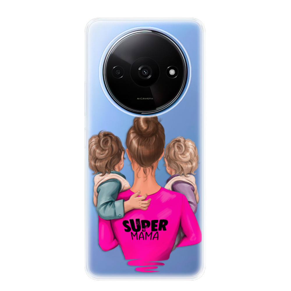 Odolné silikónové puzdro iSaprio - Super Mama - Two Boys - Xiaomi Redmi A3
