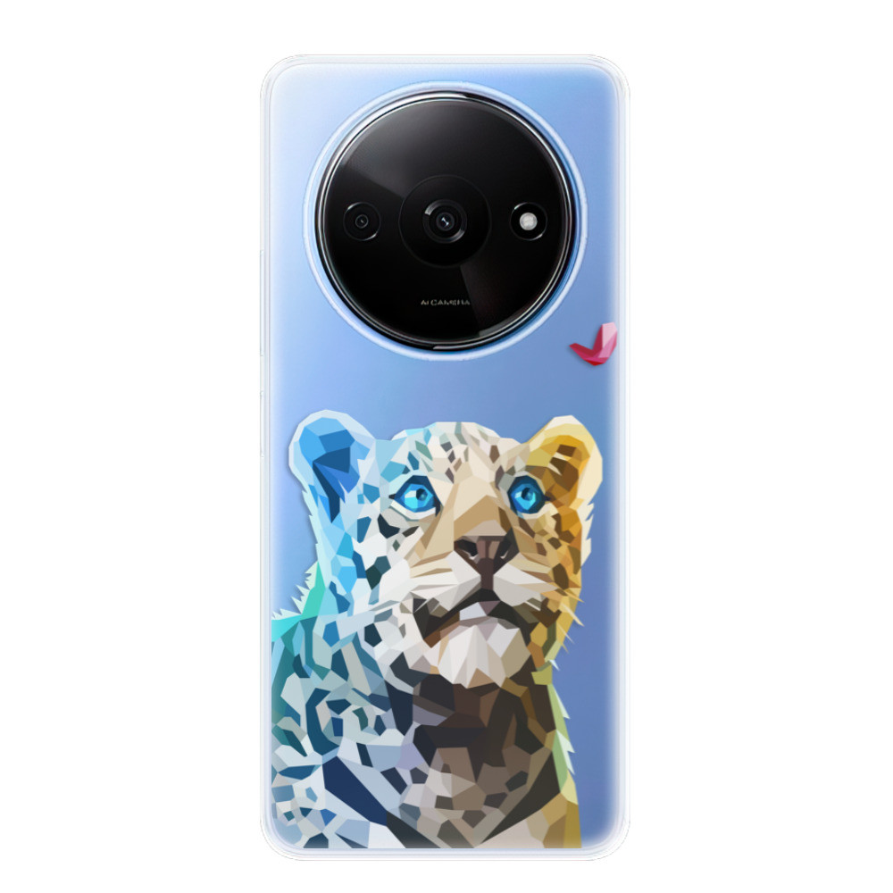 Odolné silikónové puzdro iSaprio - Leopard With Butterfly - Xiaomi Redmi A3