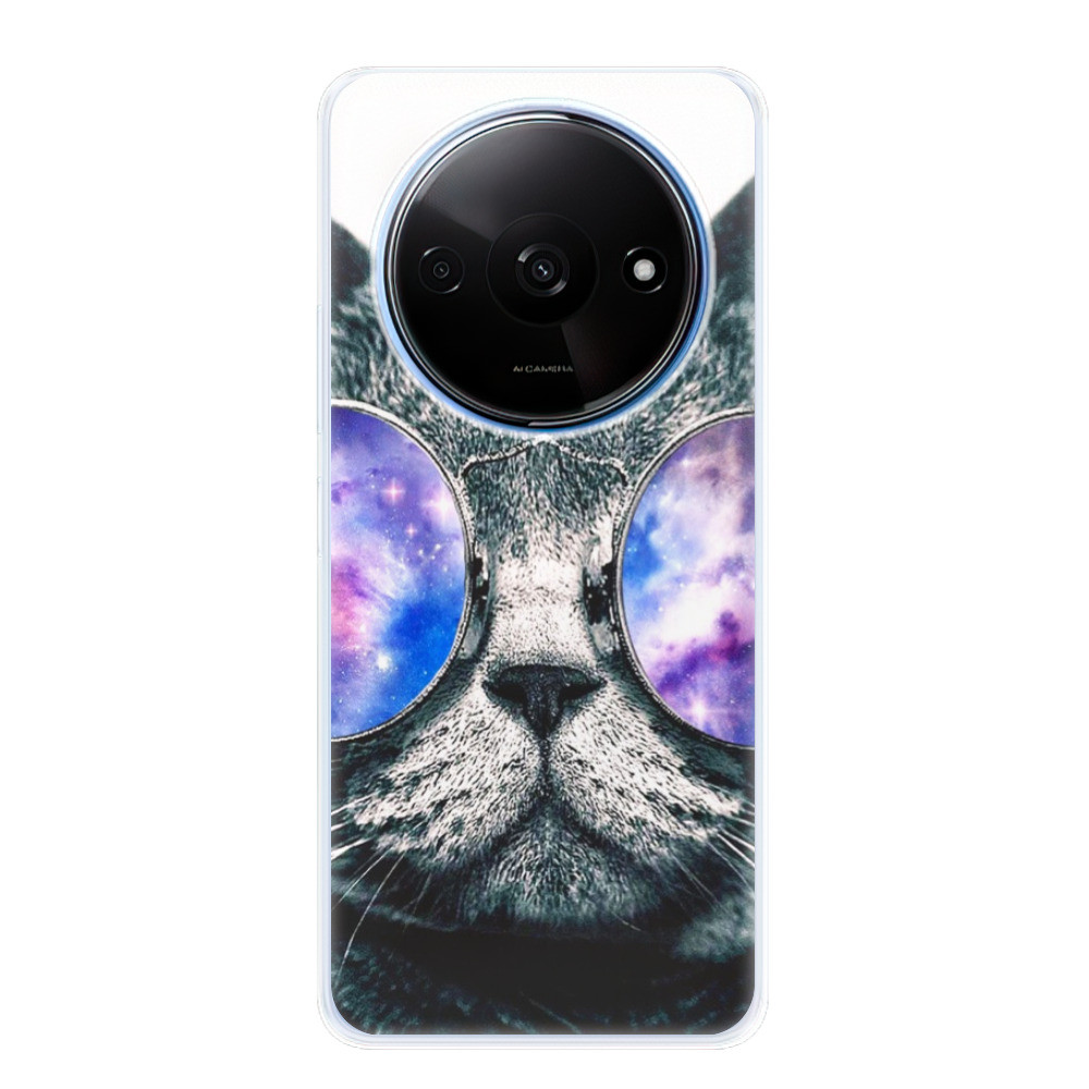 Odolné silikónové puzdro iSaprio - Galaxy Cat - Xiaomi Redmi A3