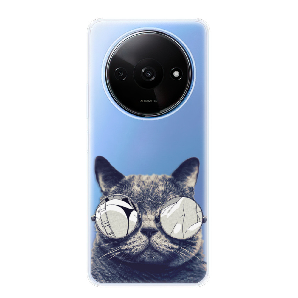 Odolné silikónové puzdro iSaprio - Crazy Cat 01 - Xiaomi Redmi A3
