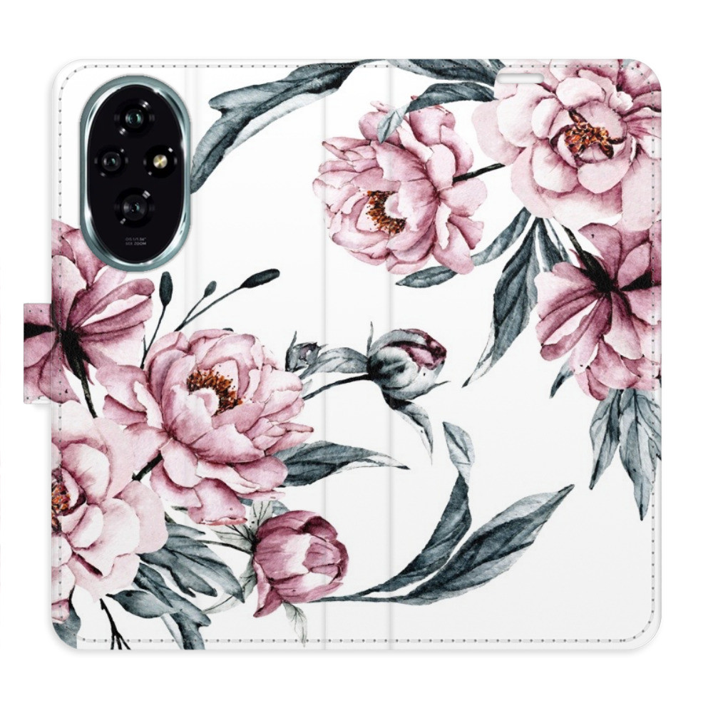 Flipové puzdro iSaprio - Pink Flowers - Honor 200