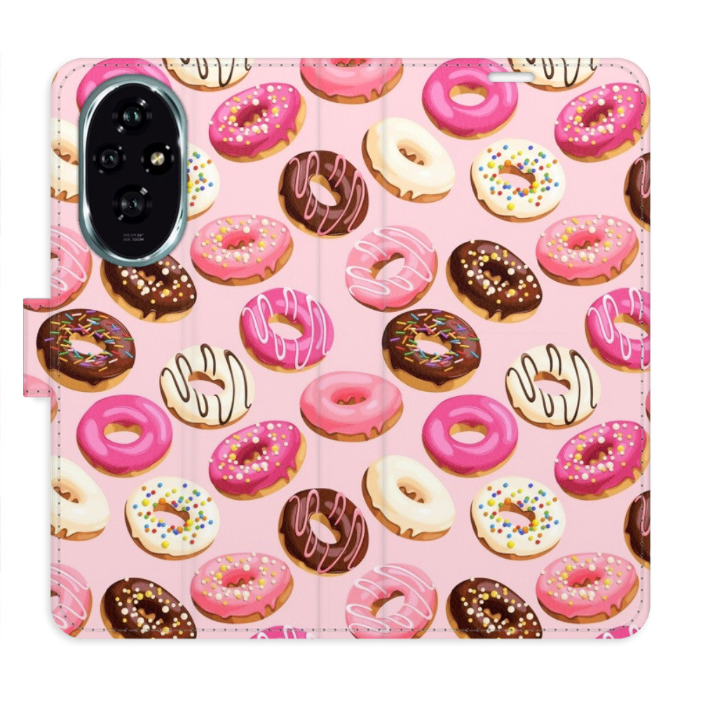 Flipové puzdro iSaprio - Donuts Pattern 03 - Honor 200