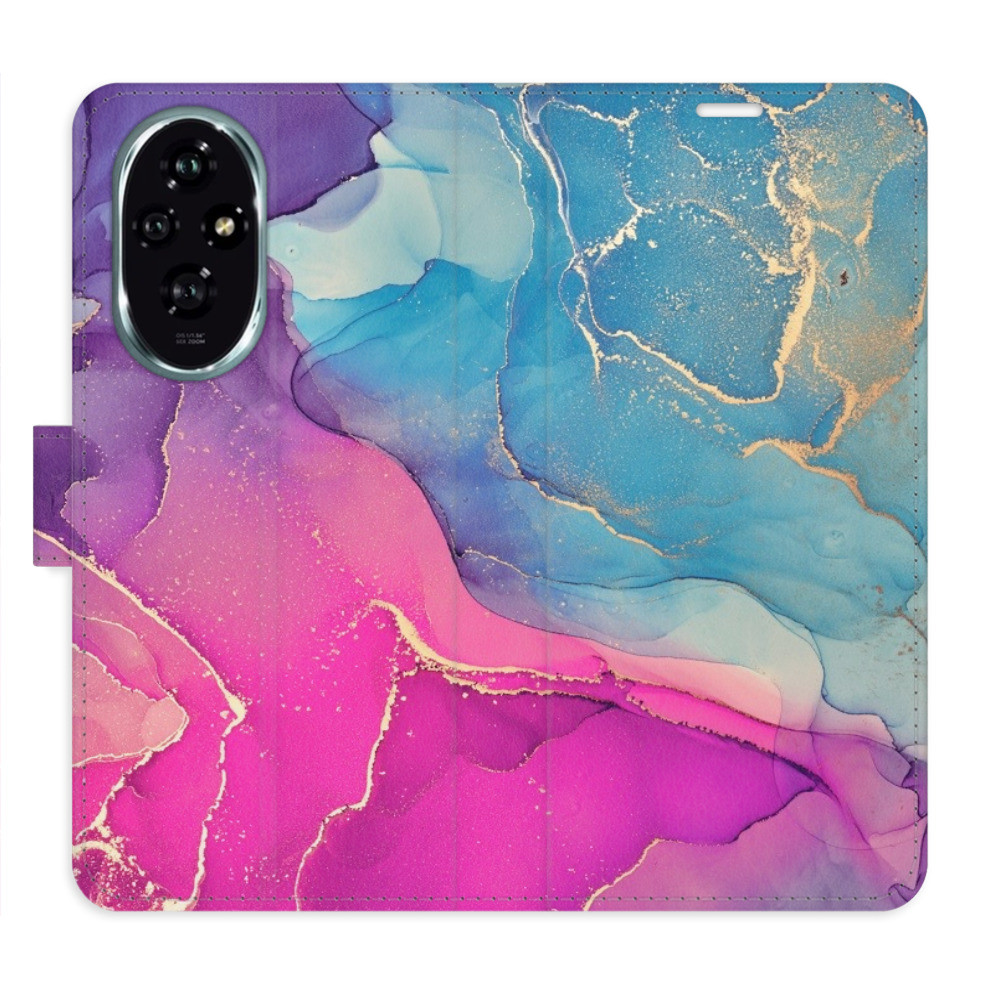 Flipové puzdro iSaprio - Colour Marble 02 - Honor 200