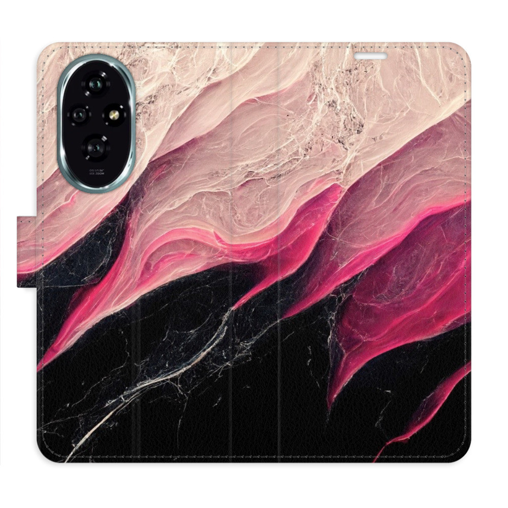 Flipové puzdro iSaprio - BlackPink Marble - Honor 200