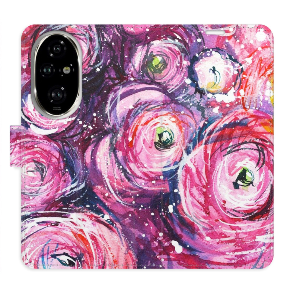 Flipové puzdro iSaprio - Retro Paint 02 - Honor 200 Pro