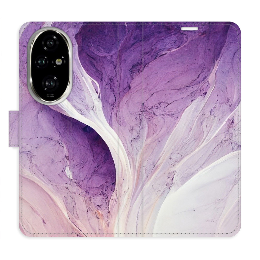 Flipové puzdro iSaprio - Purple Paint - Honor 200 Pro