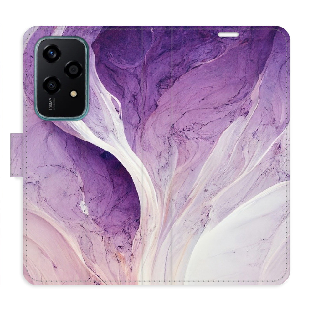 Flipové puzdro iSaprio - Purple Paint - Honor 200 Lite