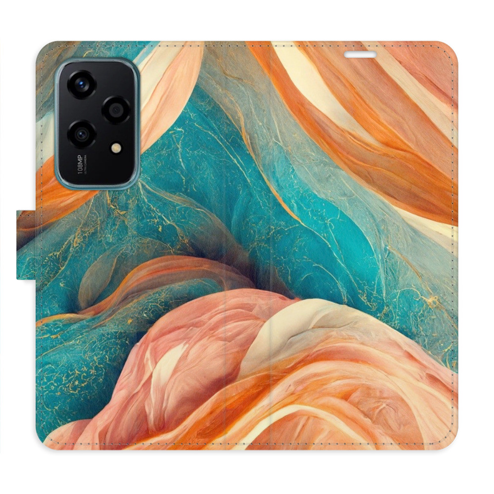 Flipové puzdro iSaprio - Blue and Orange - Honor 200 Lite