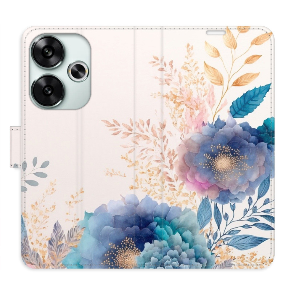 Flipové puzdro iSaprio - Ornamental Flowers 03 - Poco F6