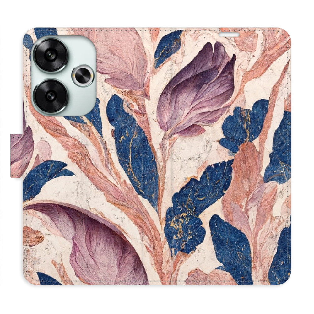 Flipové puzdro iSaprio - Old Leaves 02 - Poco F6