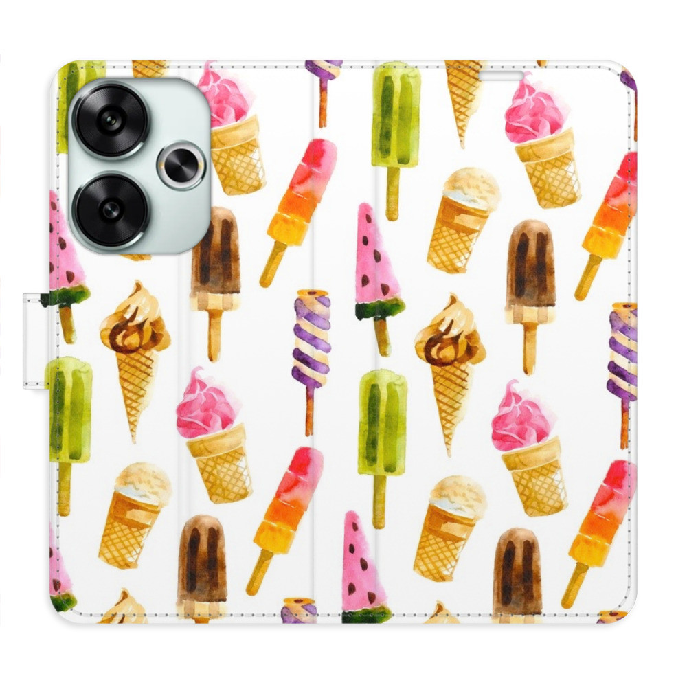 Flipové puzdro iSaprio - Ice Cream Pattern - Poco F6