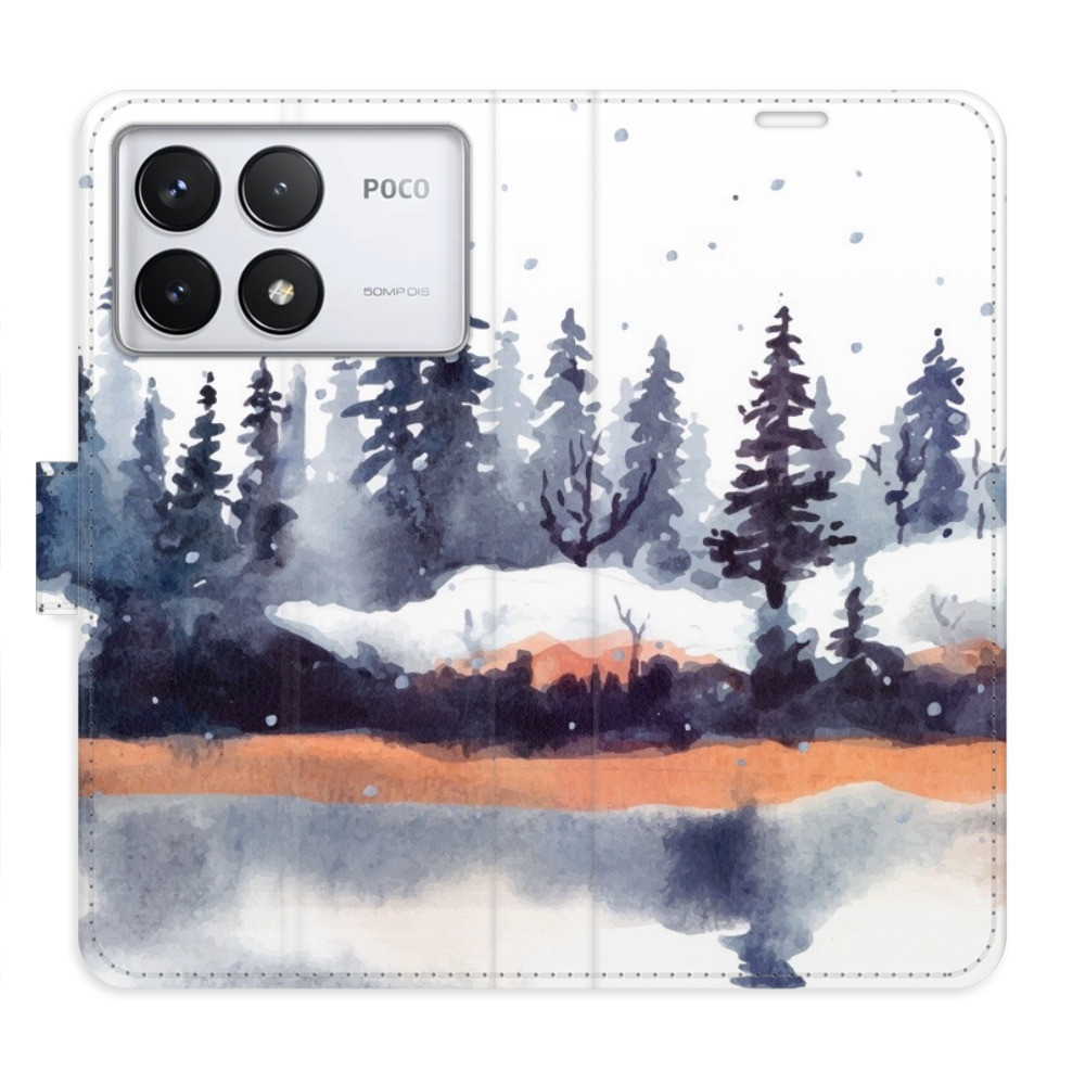 Flipové puzdro iSaprio - Winter 02 - Poco F6 Pro