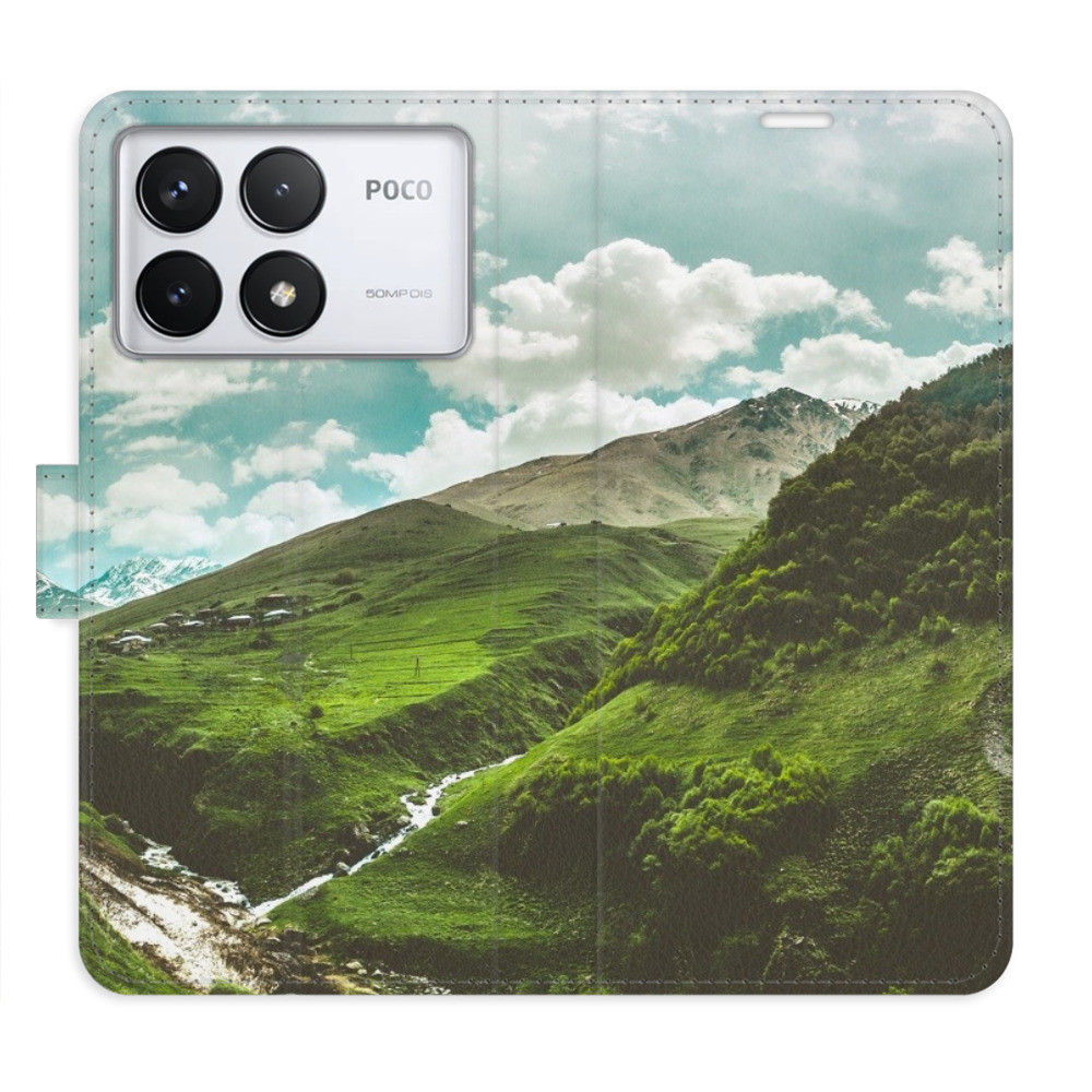 Flipové puzdro iSaprio - Mountain Valley - Poco F6 Pro
