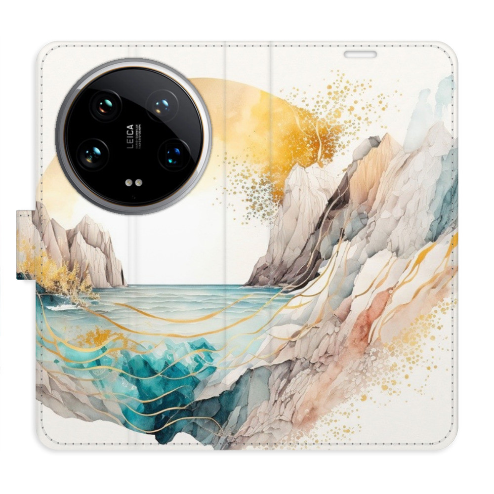 Flipové puzdro iSaprio - Winter in the Mountains - Xiaomi 14 Ultra