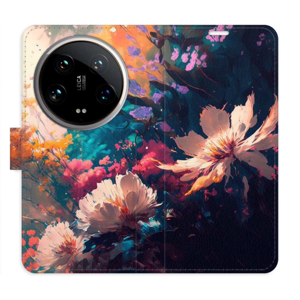 Flipové puzdro iSaprio - Spring Flowers - Xiaomi 14 Ultra