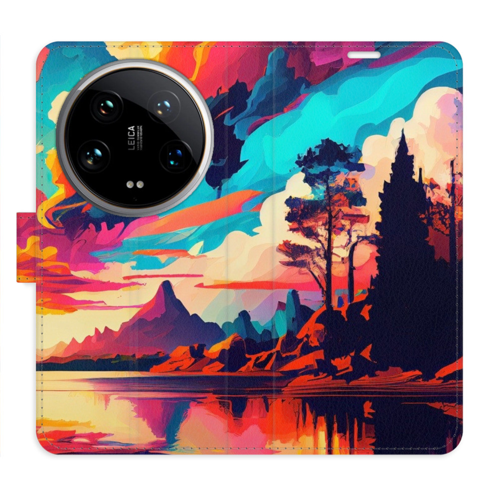 Flipové puzdro iSaprio - Colorful Mountains 02 - Xiaomi 14 Ultra