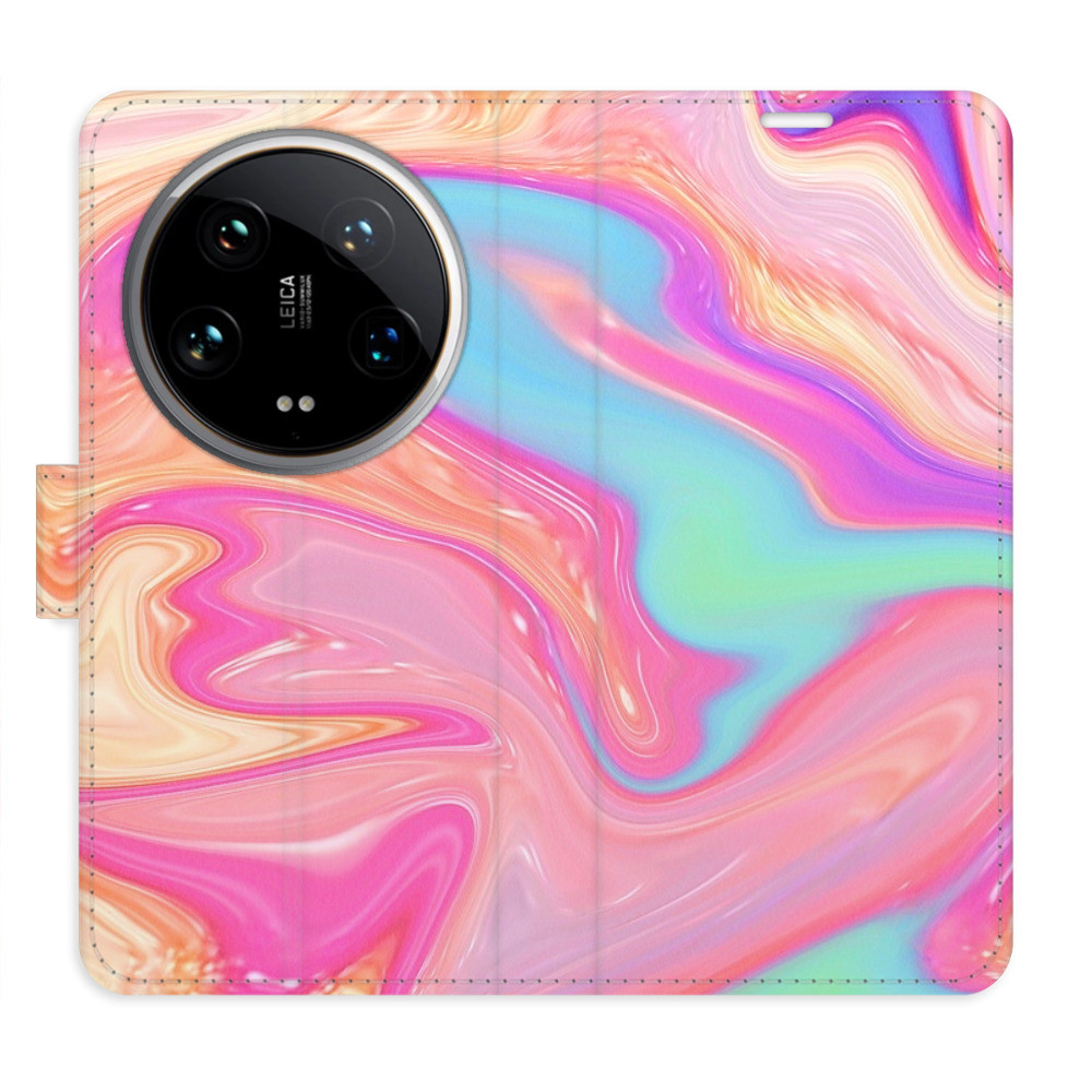 Flipové puzdro iSaprio - Abstract Paint 07 - Xiaomi 14 Ultra